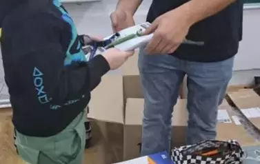 Odwiedziny Technik&oacute;w z EKO-WIATR BIS w naszej szkole! 27
