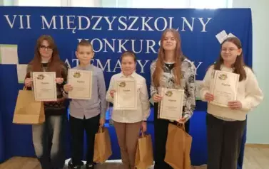 Międzyszkolny Konkurs Matematyczny 6