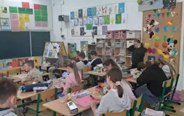 &bdquo;M&oacute;j-robot&rdquo; &ndash; zajęcia z robotyki i programowania w klasie 1a  8