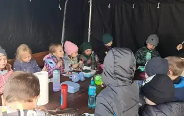 Spotkanie klas pierwszych z Kołem Łowieckim &bdquo;Cyranka&rdquo;, Kołem Łowieckim &bdquo;Bażant&rdquo; oraz sokolnikami 4