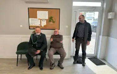 Spotkanie klas pierwszych z Kołem Łowieckim &bdquo;Cyranka&rdquo;, Kołem Łowieckim &bdquo;Bażant&rdquo; oraz sokolnikami 7