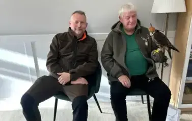 Spotkanie klas pierwszych z Kołem Łowieckim &bdquo;Cyranka&rdquo;, Kołem Łowieckim &bdquo;Bażant&rdquo; oraz sokolnikami 10