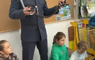 Spotkanie z rodzicem pracującym w Służbie Więziennej 8