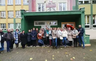Nauczyciele ze Szkoły Podstawowej w Mikołajkach Pomorskich z wizytą w Olsztynie	 2
