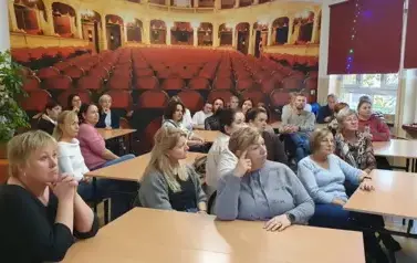 Nauczyciele ze Szkoły Podstawowej w Mikołajkach Pomorskich z wizytą w Olsztynie	 5