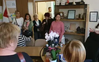 Nauczyciele ze Szkoły Podstawowej w Mikołajkach Pomorskich z wizytą w Olsztynie	 9