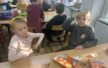 Popołudnie z grami planszowymi w klasach drugich 5