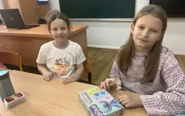 Popołudnie z grami planszowymi w klasach drugich 7