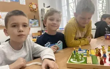 Popołudnie z grami planszowymi w klasach drugich 8