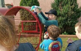 Zabawa w terenie klas II 10