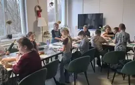 Warsztaty z Klubem Seniora &nbsp;Pozytywka &nbsp;w Mikołajkach Pomorskich. 7