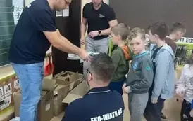 Odwiedziny Technik&oacute;w z EKO-WIATR BIS w naszej szkole! 1