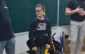 Odwiedziny Technik&oacute;w z EKO-WIATR BIS w naszej szkole! 21