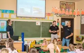 Odwiedziny Technik&oacute;w z EKO-WIATR BIS w naszej szkole! 28