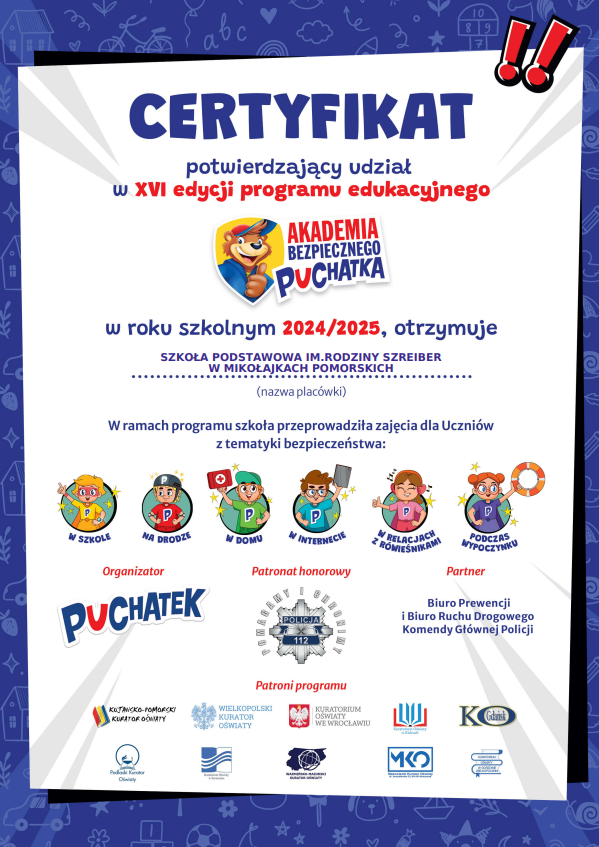 Akademia Bezpiecznego Puchatka 2024/2025