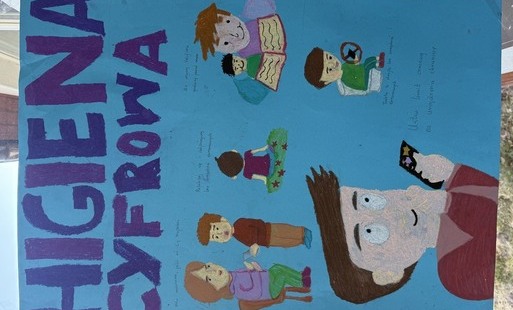 Uczniowie promują higienę cyfrową